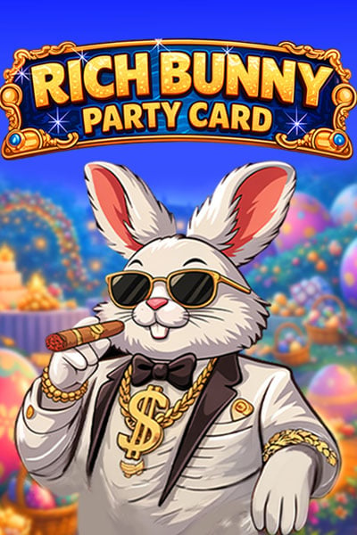 Rich Bunny Party Card
